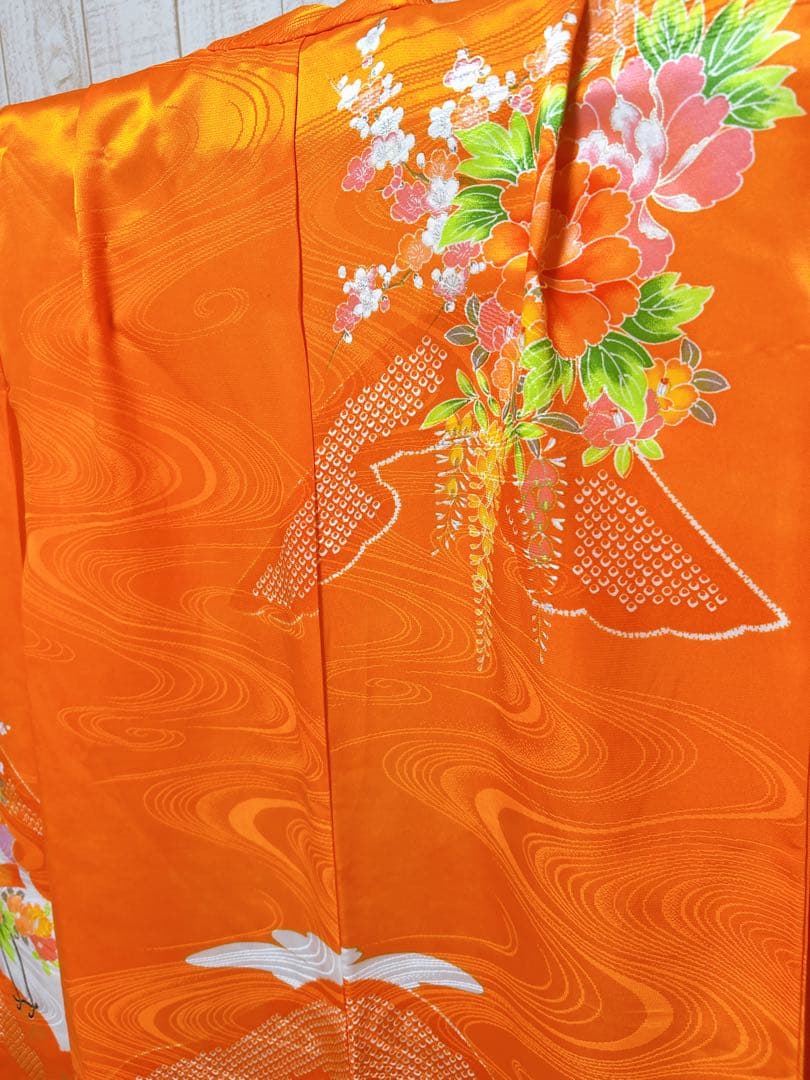 お買い得品♡七五三　7歳　女の子　フルセット　一式　朱色系