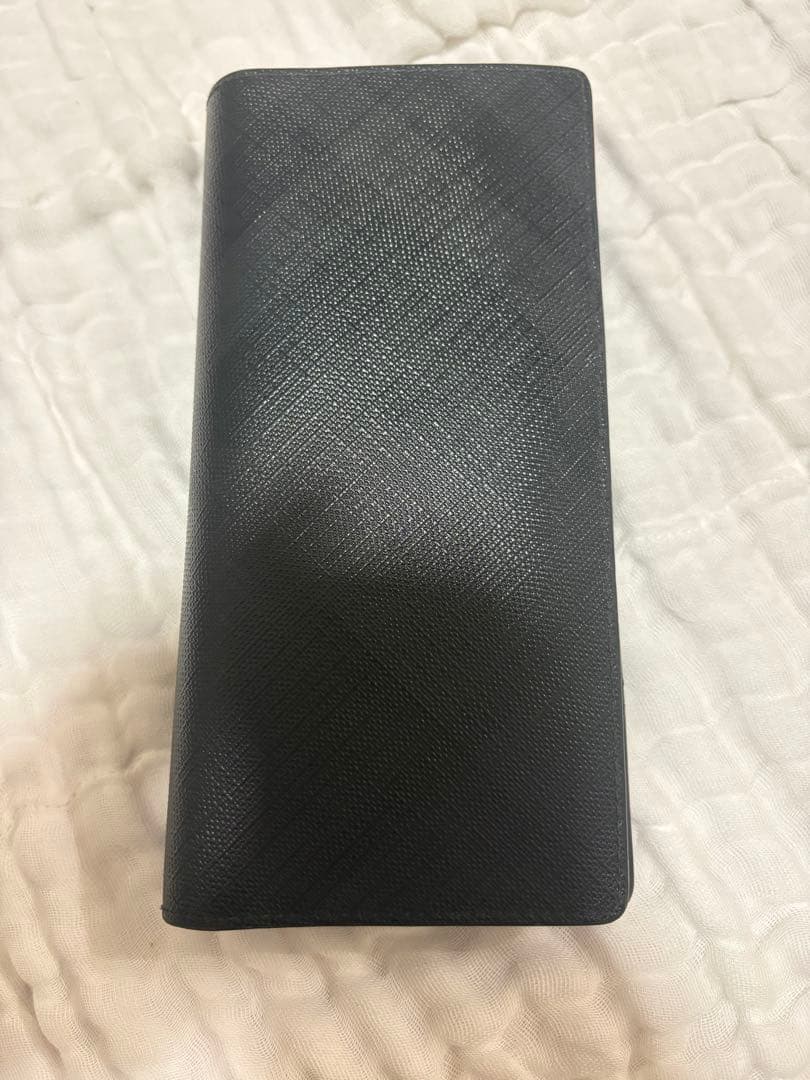 BURBERRY ブラック レザー 長財布