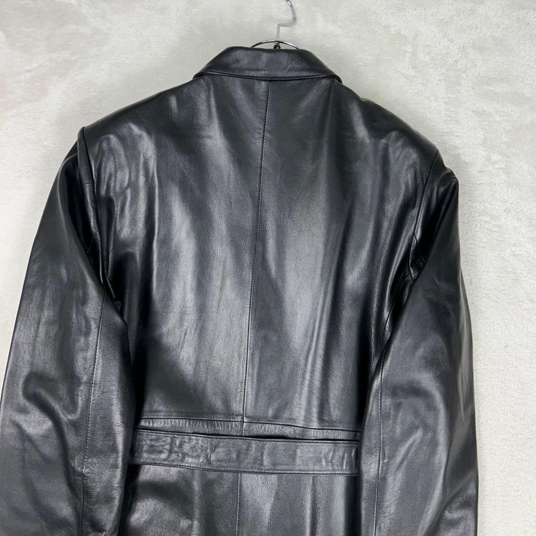 美品♡LORITTI ラムレザー チェスターコート ベルト 大きいサイズ 11