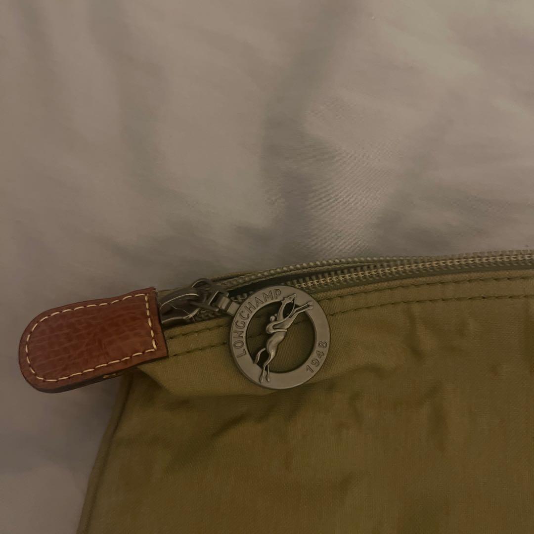 Longchamp ボストンバッグ オリーブグリーン