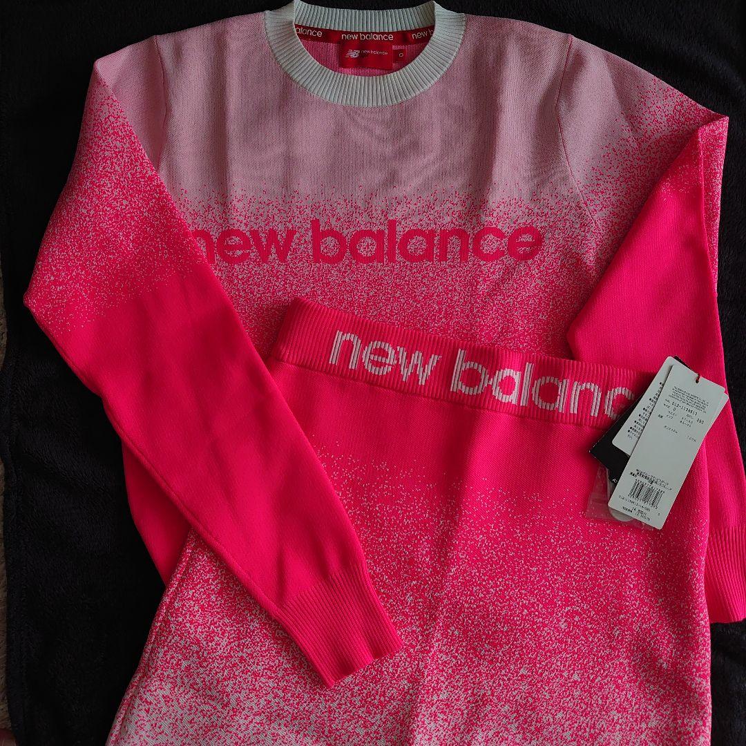 new balance ピンクグラデーション　セットアップ
