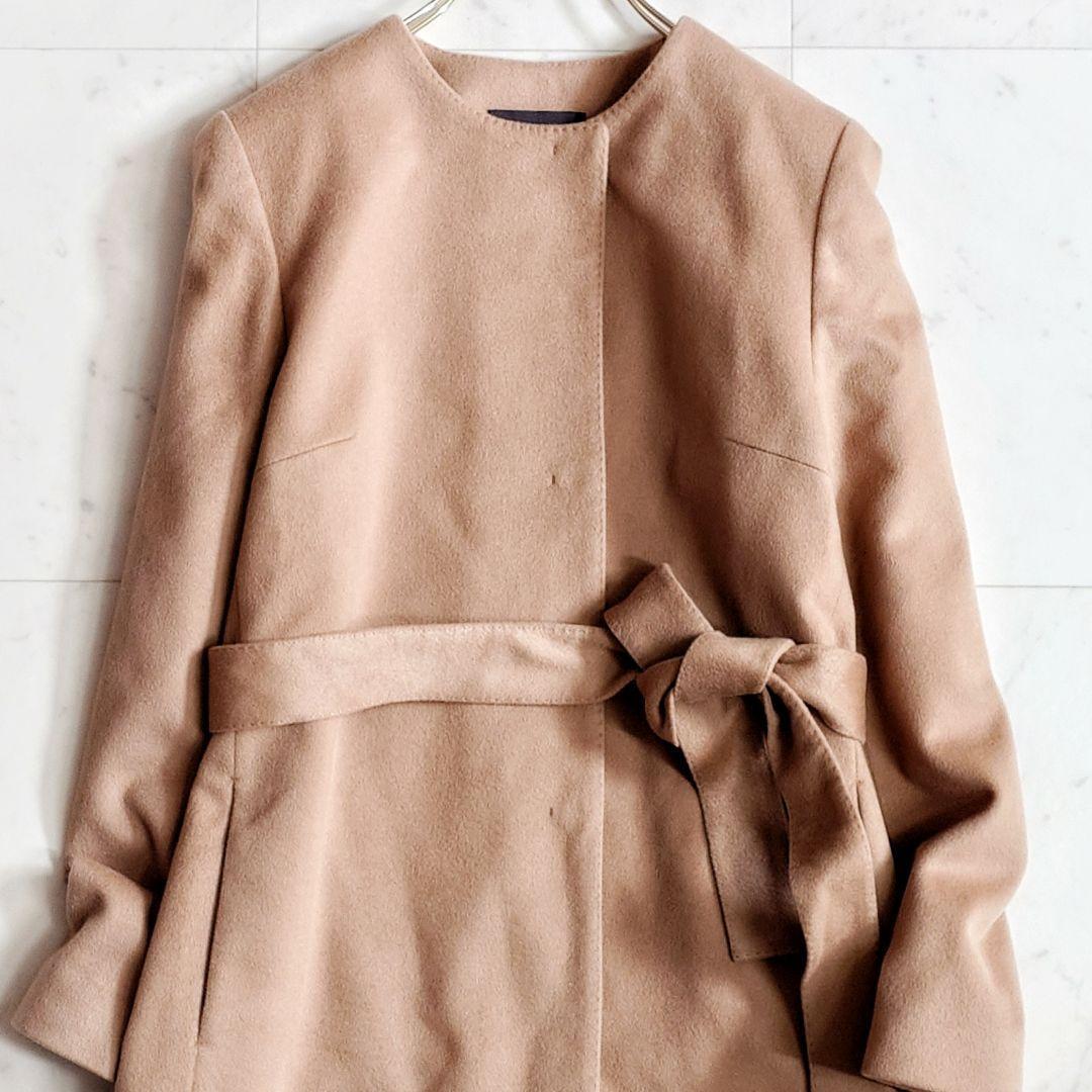 m*い様 最終オークション❣️トゥモローランド ピュアカシミヤ100% ノーカラ