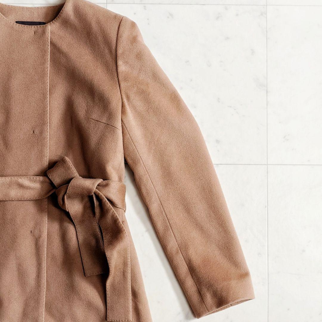 m*い様 最終オークション❣️トゥモローランド ピュアカシミヤ100% ノーカラ