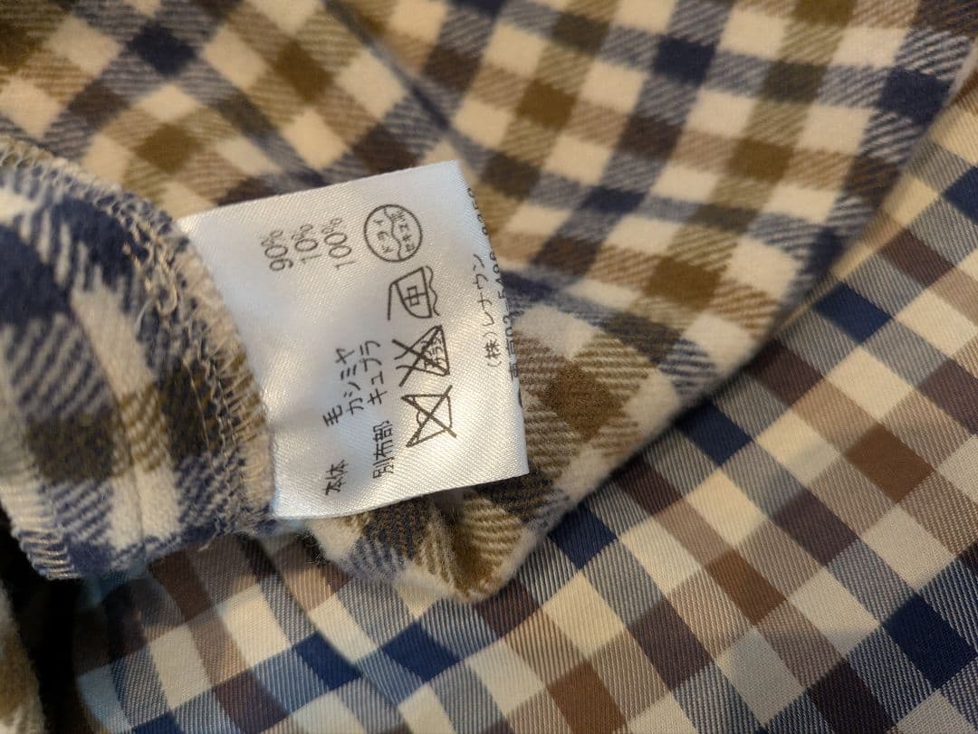 Aquascutumアクアスキュータム トレンチ コート 紺色