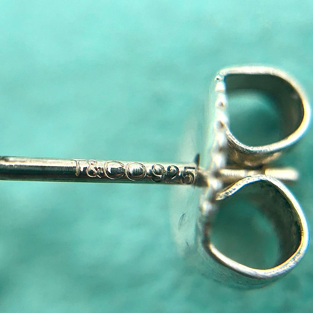 美品　ティファニー　ラビングハート　ピアス　シルバー　925