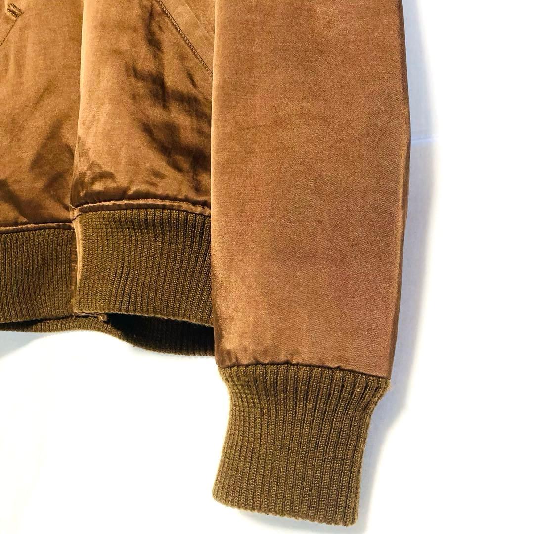 Schott ナイロンツイル フライトジャケット ワッペン 短丈 S（M相当）