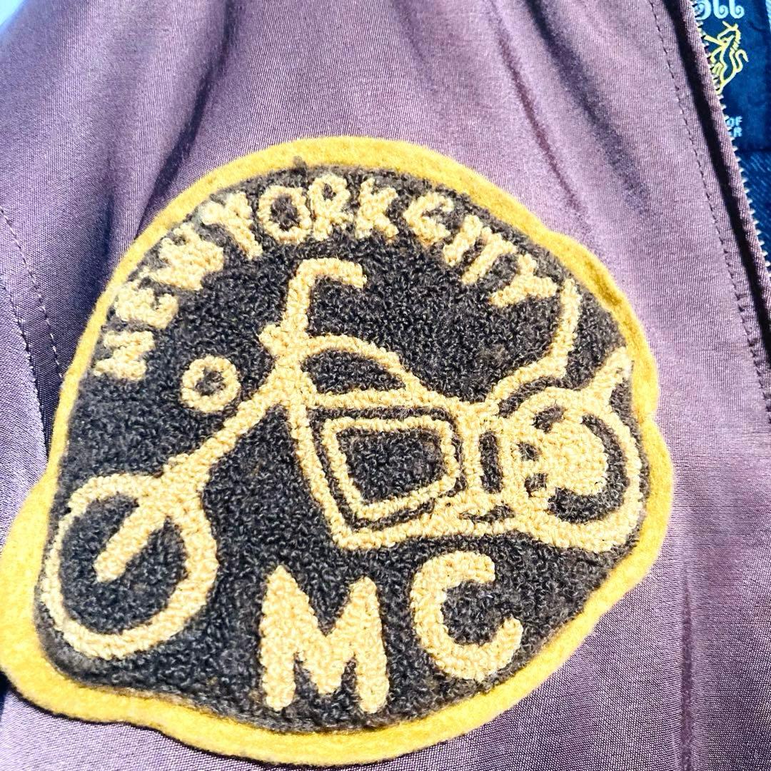 Schott ナイロンツイル フライトジャケット ワッペン 短丈 S（M相当）