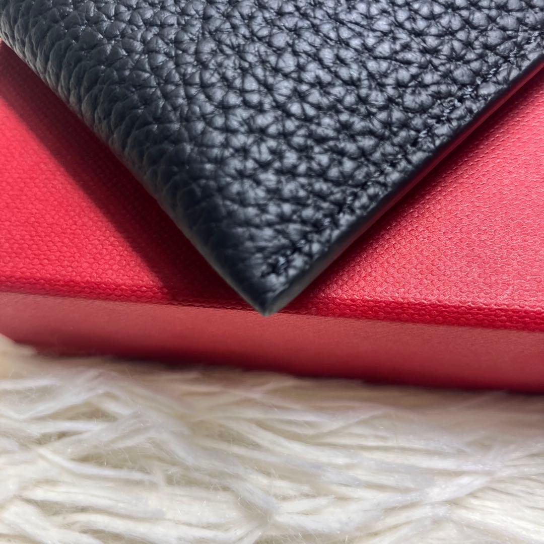 未使用✨ ボナベンチュラ ケース L字ファスナー レザーブラック