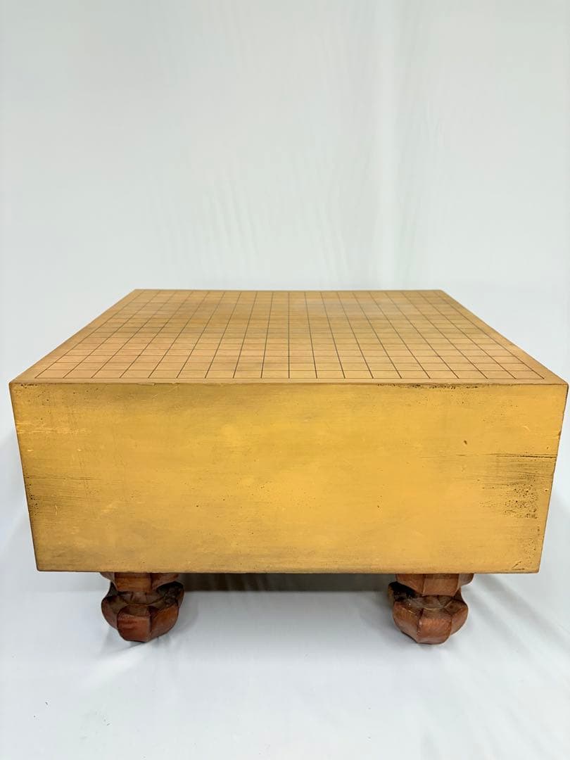 碁盤 碁石付き 希少 囲碁 碁石 本蛤碁石 碁盤セット　19.5kg