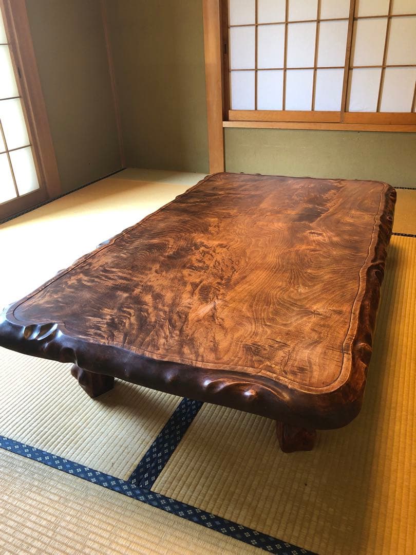 送料込み！　座卓 座敷机 ローテーブル 和家具