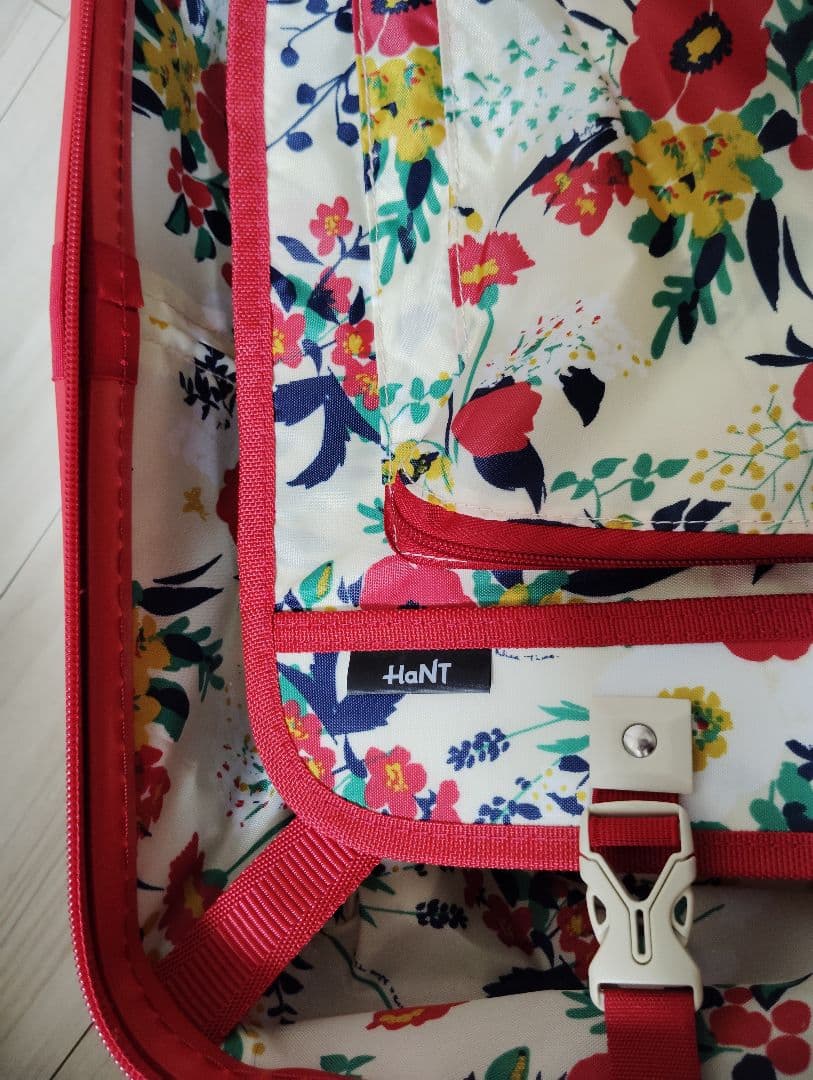 【HaNT】mineスーツケース 47L レッド 美品 キャスターストッパー