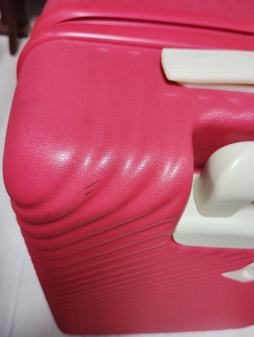 【HaNT】mineスーツケース 47L レッド 美品 キャスターストッパー