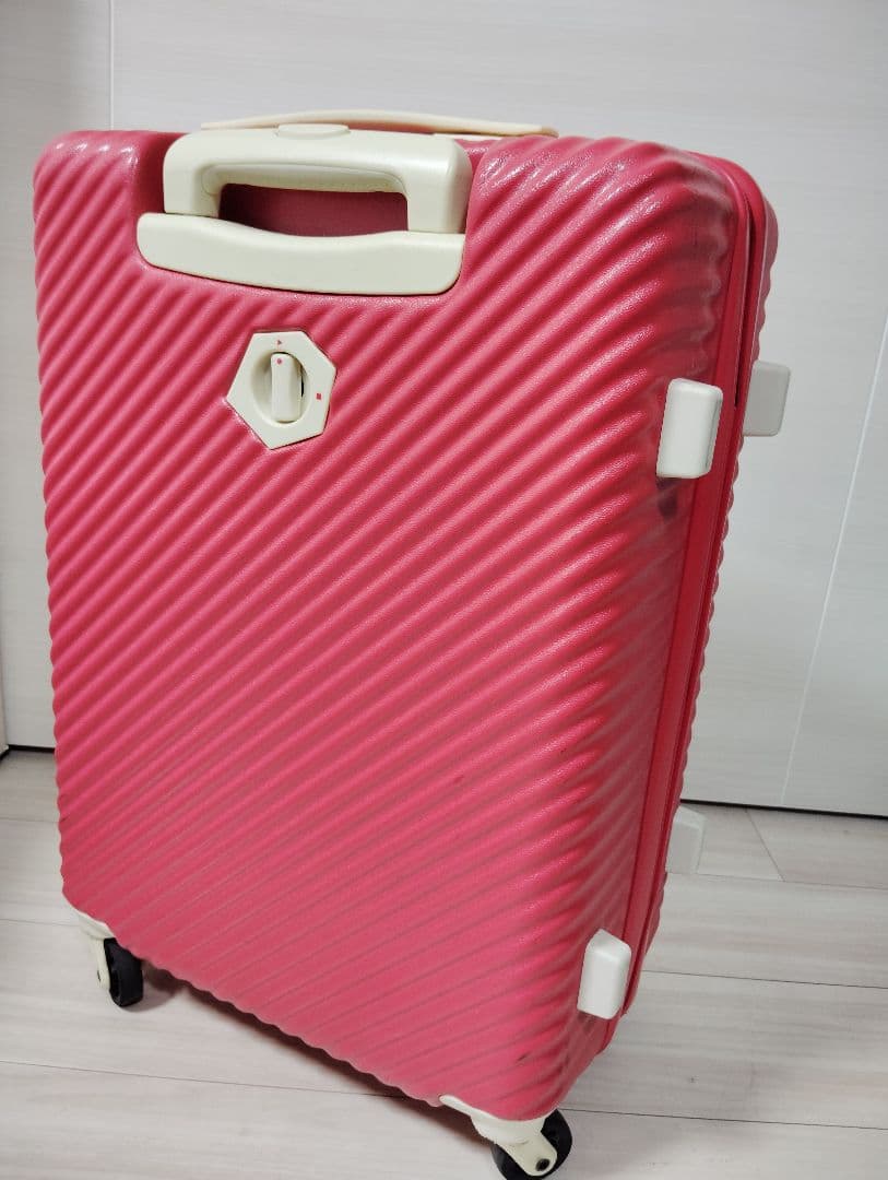 【HaNT】mineスーツケース 47L レッド 美品 キャスターストッパー