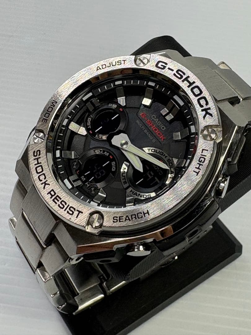 美品❗️CASIO・G-SHOCK・GST-W110D-1AJF・電波ソーラー