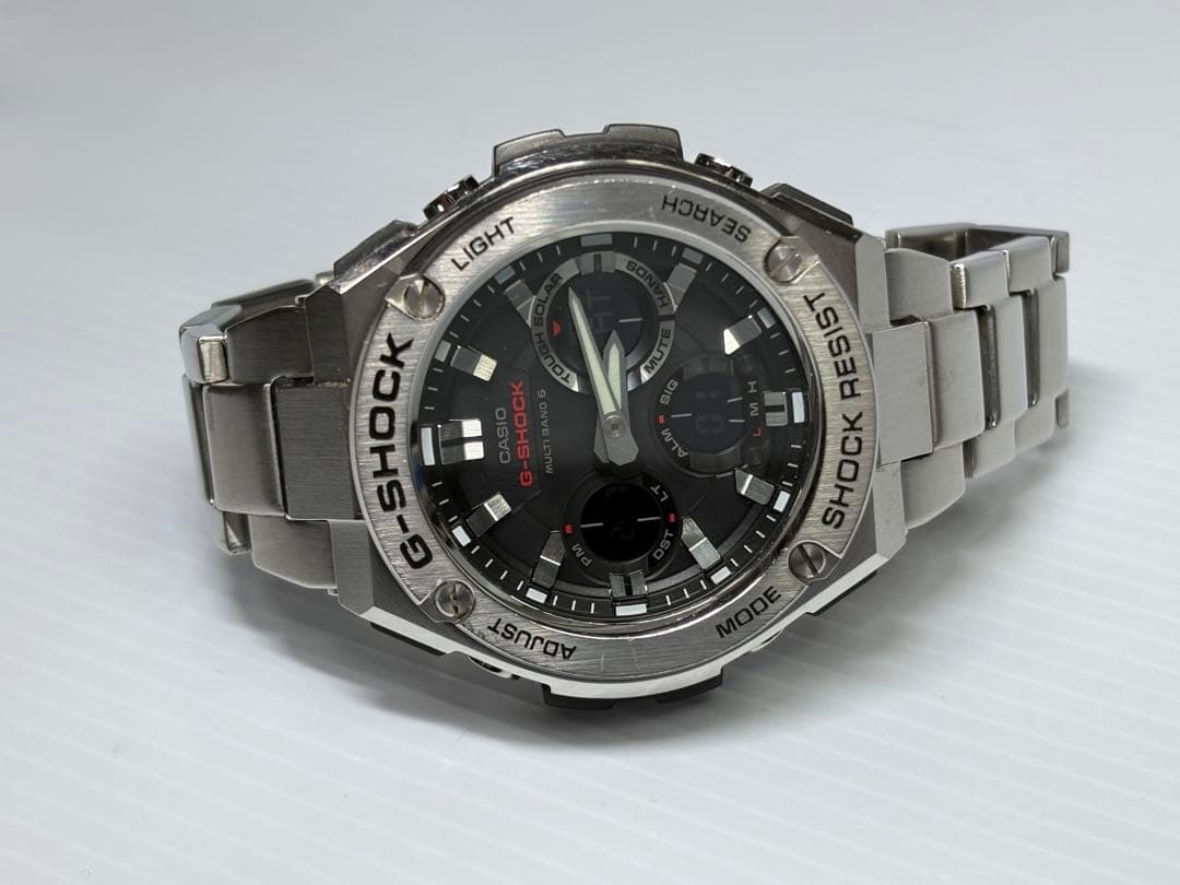 美品❗️CASIO・G-SHOCK・GST-W110D-1AJF・電波ソーラー
