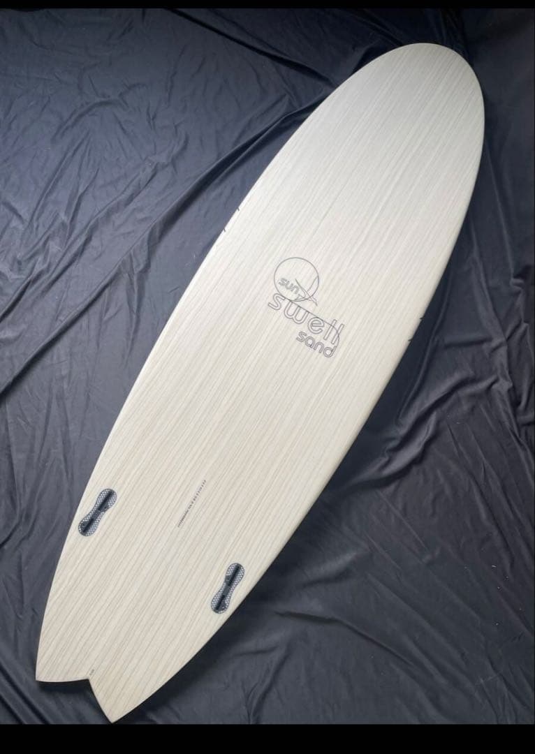 新品ウッドミッドツインフィッシュ6,6 ALOHA FISH ミッドレングス
