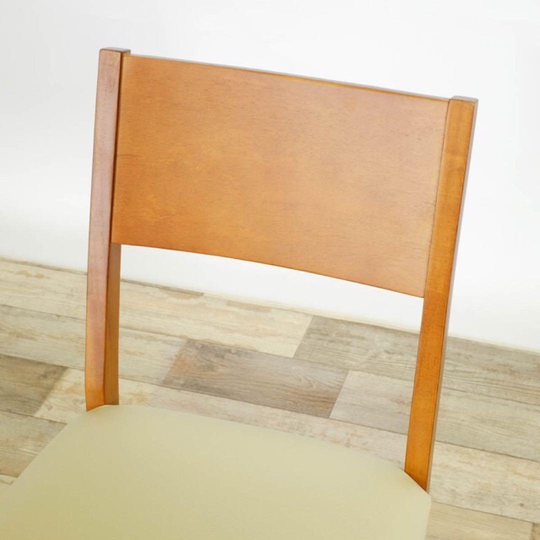 A 新品 ダイニングチェア 4脚セット ブラウン 椅子 イス チェア リビング