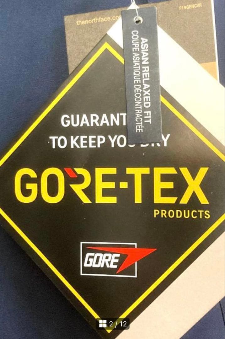 【海外限定】ノースフェイス　ゴアテックス　マウンテンジャケット　M　紺