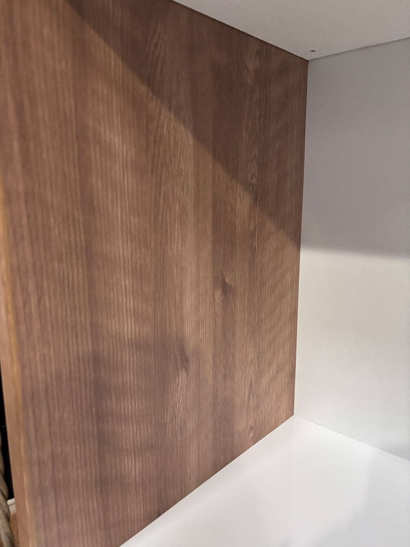 木目調 食器棚 ガラス扉 キッチンボード　美品