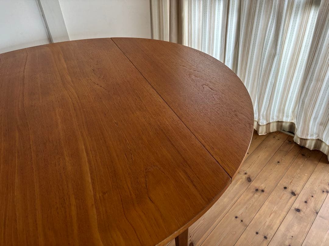 北欧ヴィンテージ　チーク　ドロップリーフテーブル