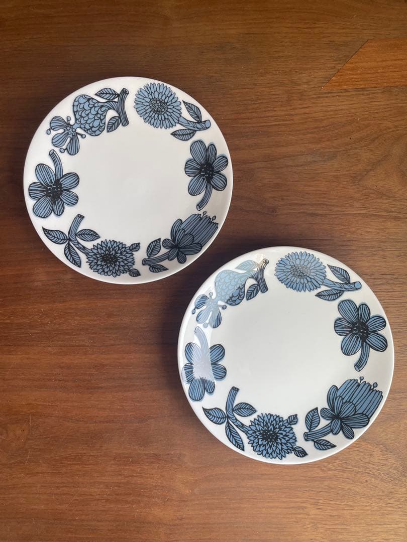 スウェーデン直輸入グスタフスベリ17.5cm北欧デザイン プレート2枚セット