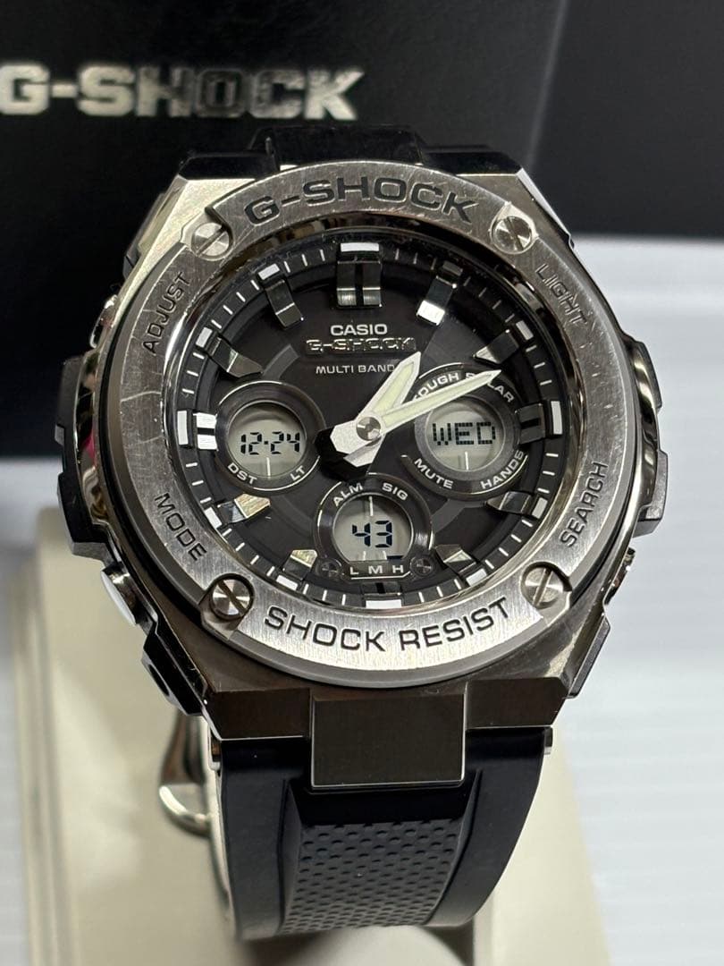 箱付・美品❗️CASIO・G-STEEL・GST-W310-1AJF・電波ソーラー