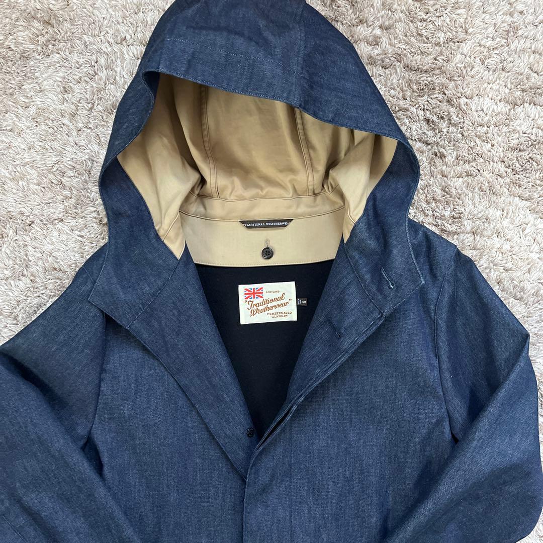 Traditional Whetherwear ステンカラーコート サイズ40