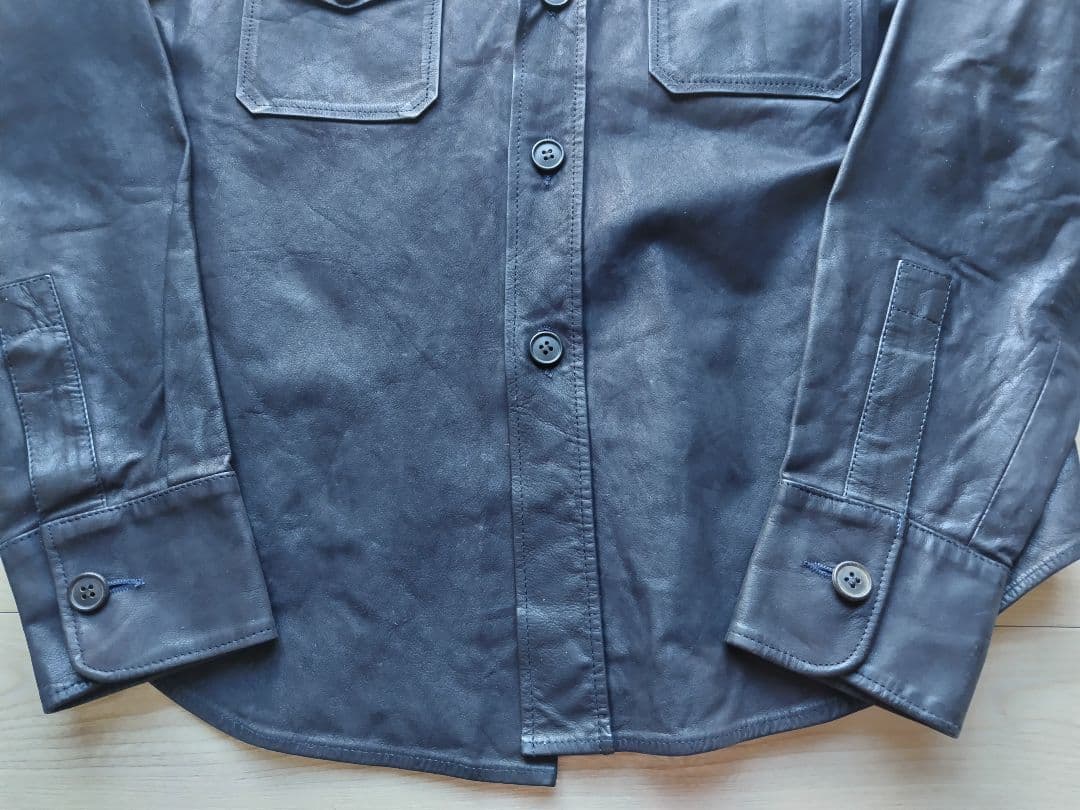 A.P.C. アーペーセー レザー シャツ ジャケット