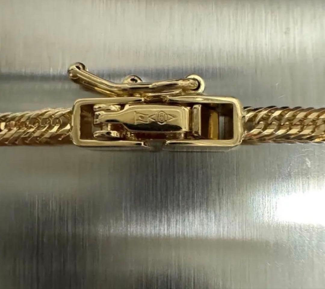 【今週末までの出品】K18 喜平12面トリプル50cmネックレス