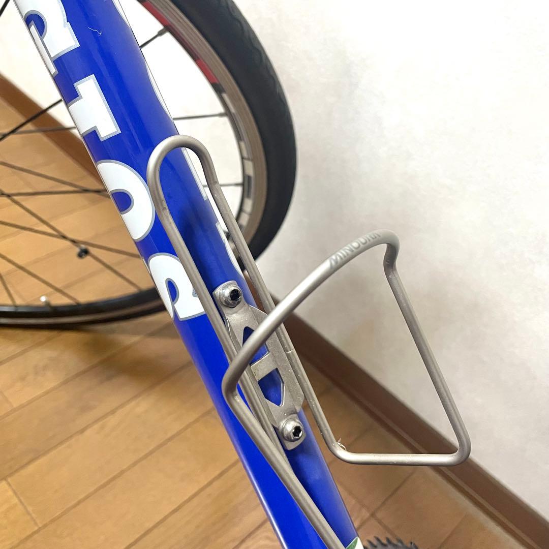 【引き取り限定】GIOS MISTRAL クロスバイク 青　室内保管　付属品多数
