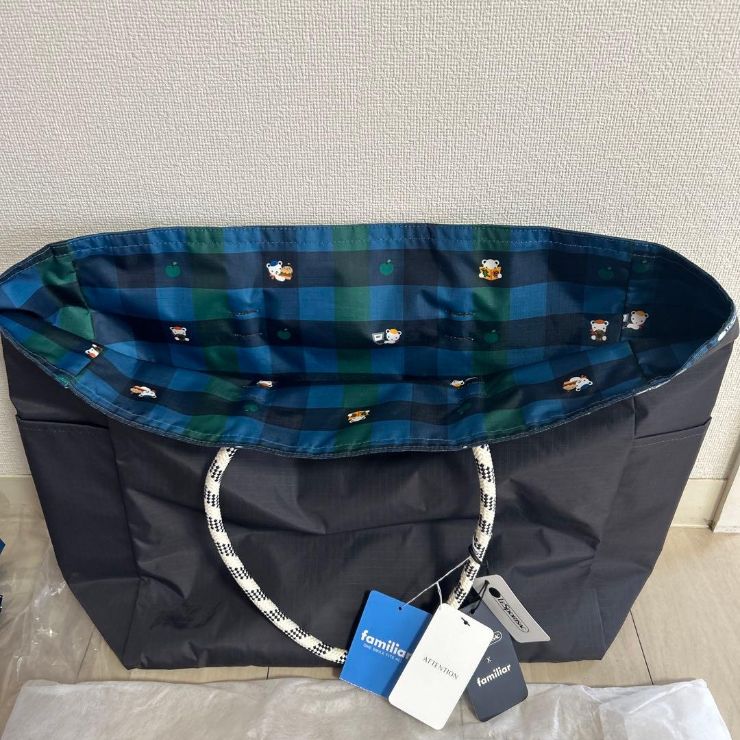 新品　ファミリア　レスポートサック　コラボトートバック