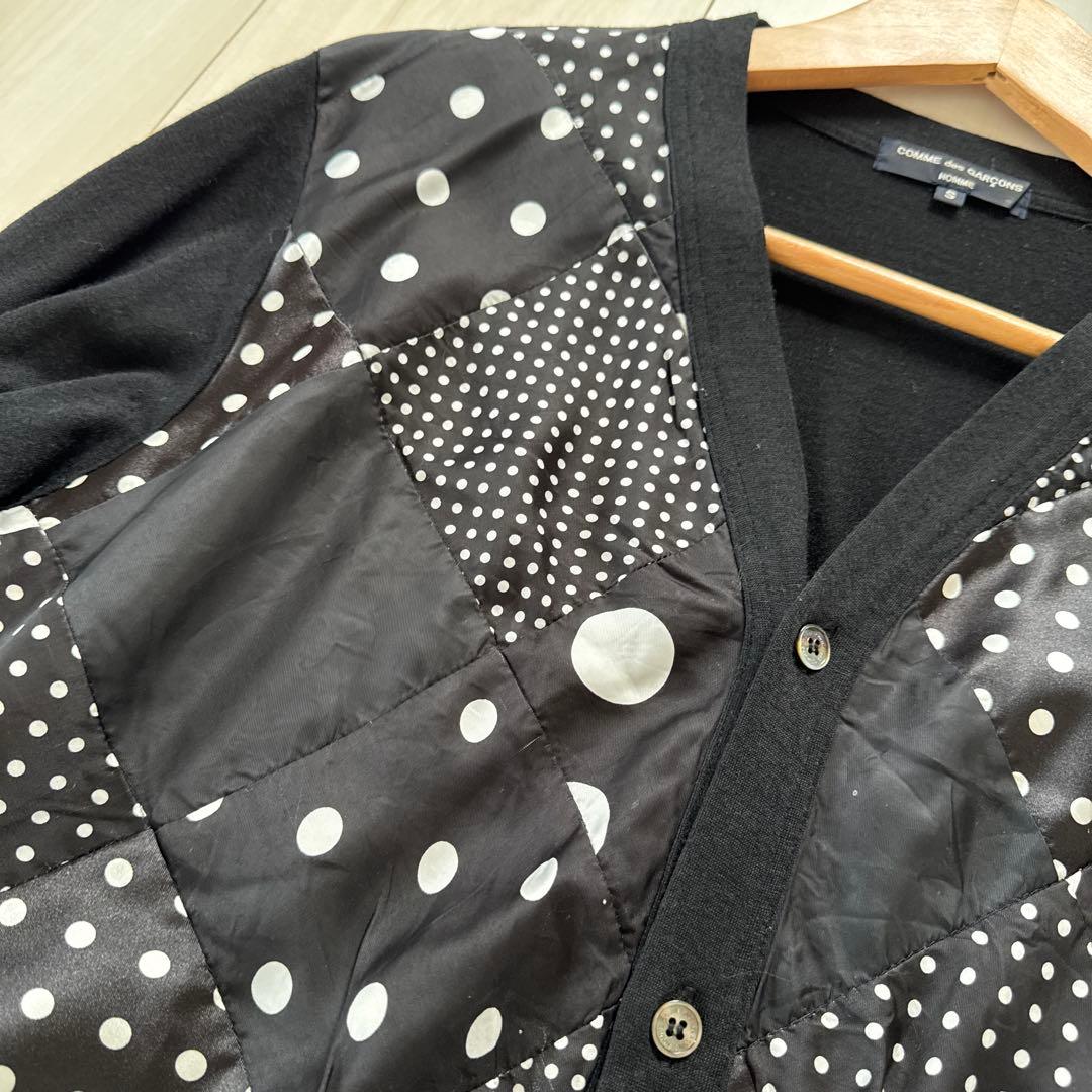 COMME des GARÇONS HOMMEパッチワークカーディガン