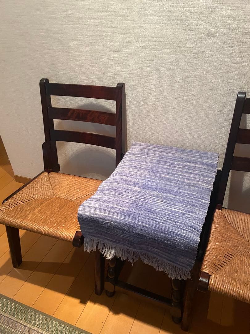 松本民藝家具　3点セット　椅子　ラッシチェア　コーヒーテーブル