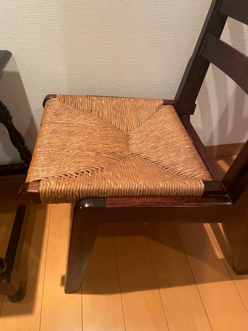 松本民藝家具　3点セット　椅子　ラッシチェア　コーヒーテーブル