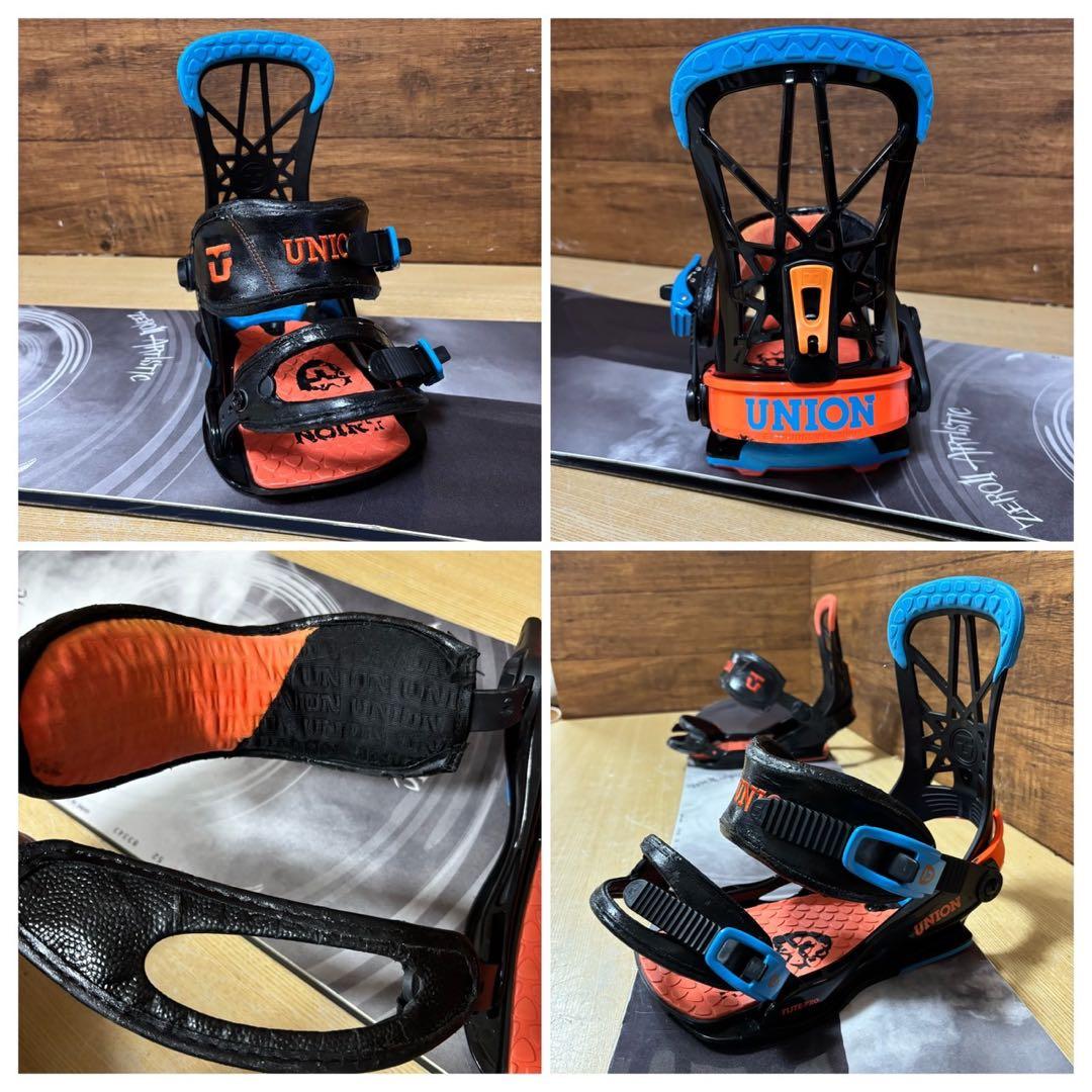 011ARTISTIC ゼロワンワン　UNION スノーボード　メンズ3点セット