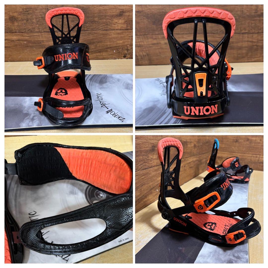 011ARTISTIC ゼロワンワン　UNION スノーボード　メンズ3点セット