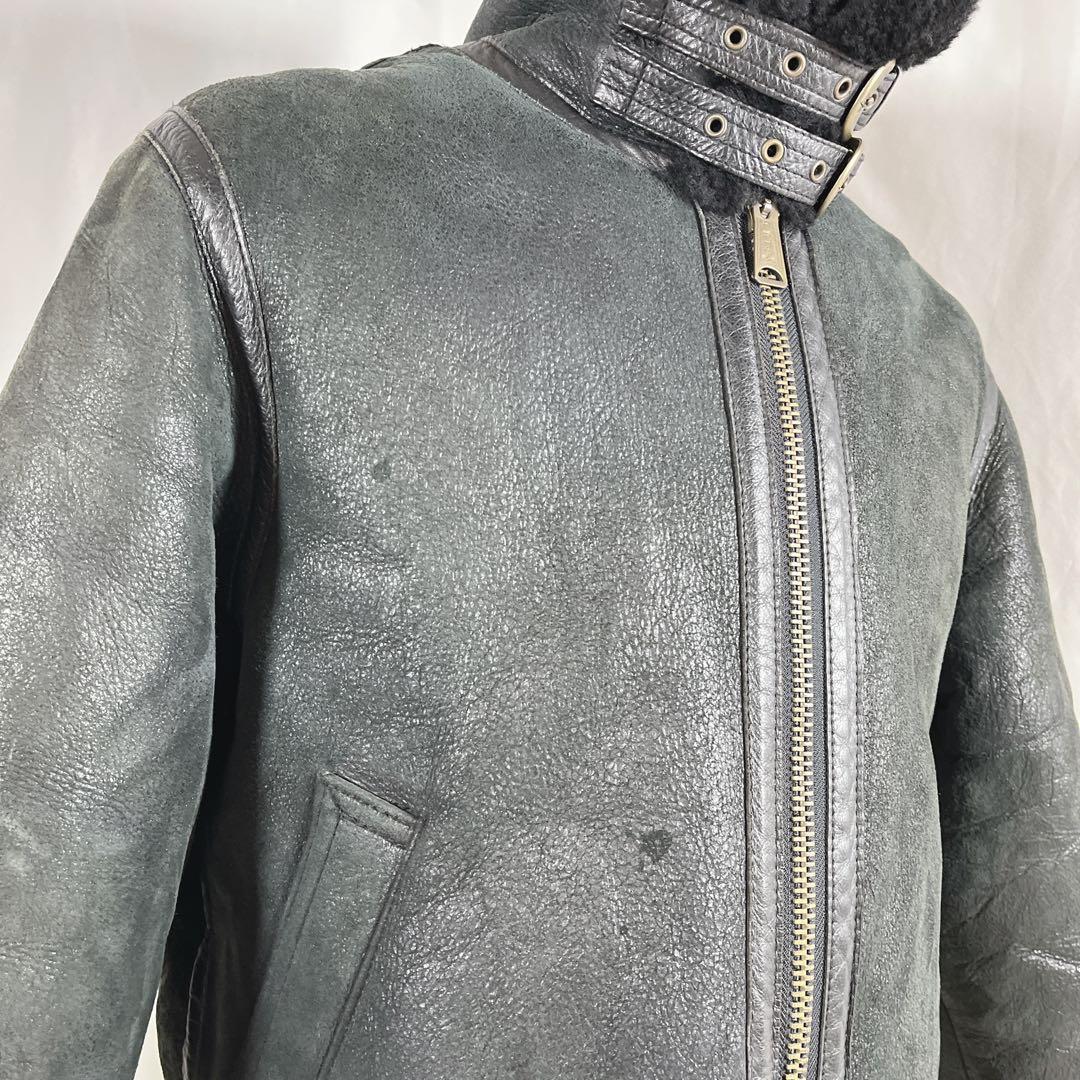 ALPHA INDUSTRIES フライトジャケット　B-3 リアルムートン
