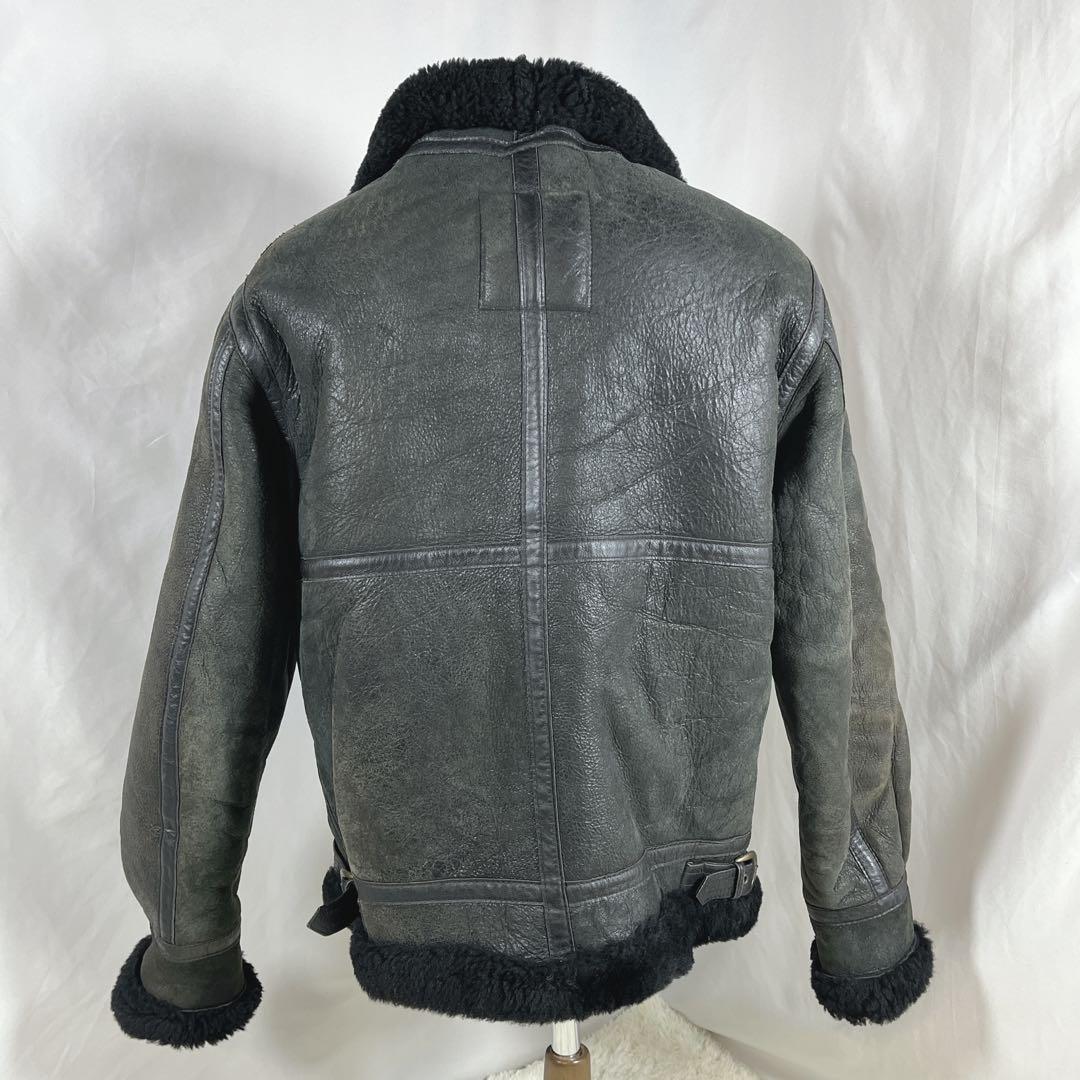 ALPHA INDUSTRIES フライトジャケット　B-3 リアルムートン