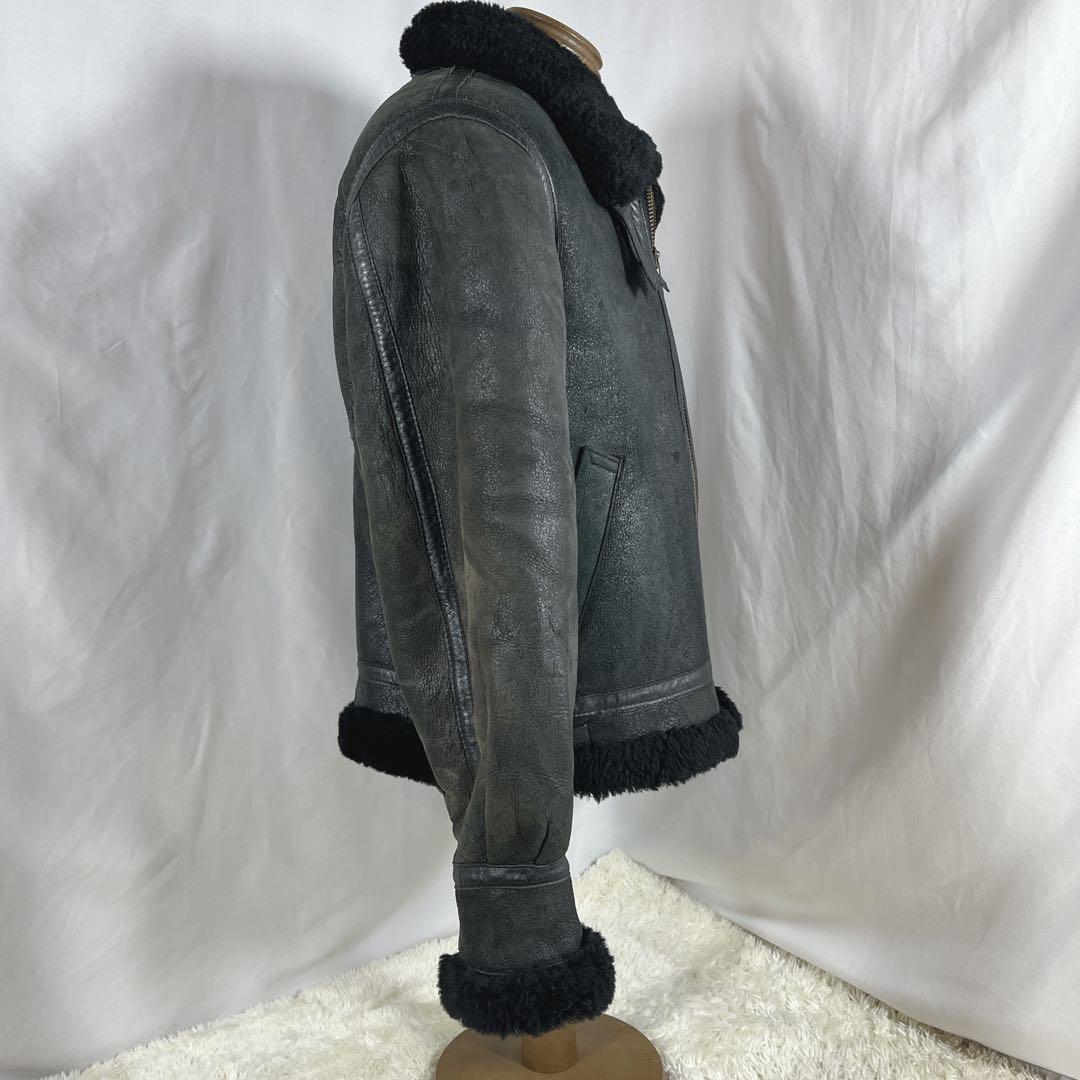ALPHA INDUSTRIES フライトジャケット　B-3 リアルムートン
