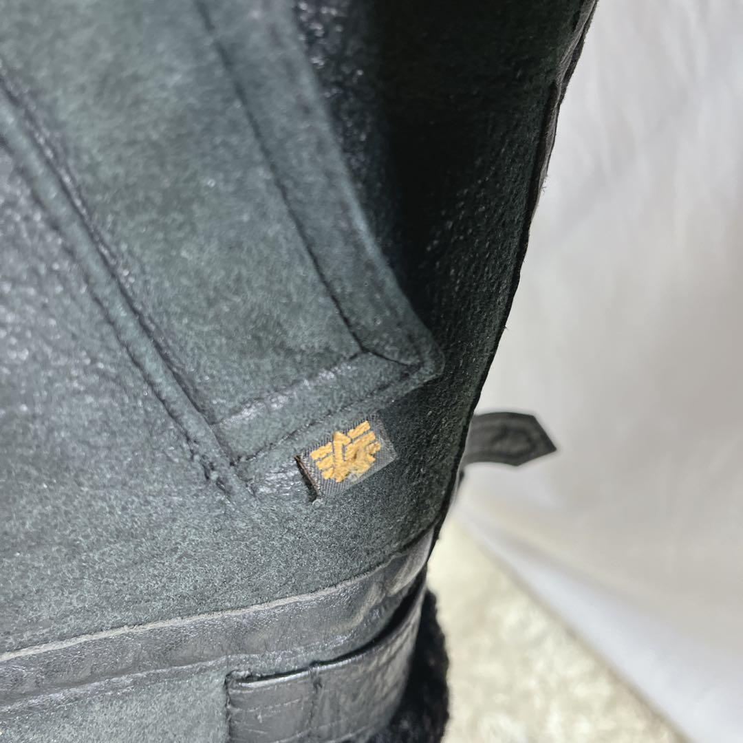 ALPHA INDUSTRIES フライトジャケット　B-3 リアルムートン