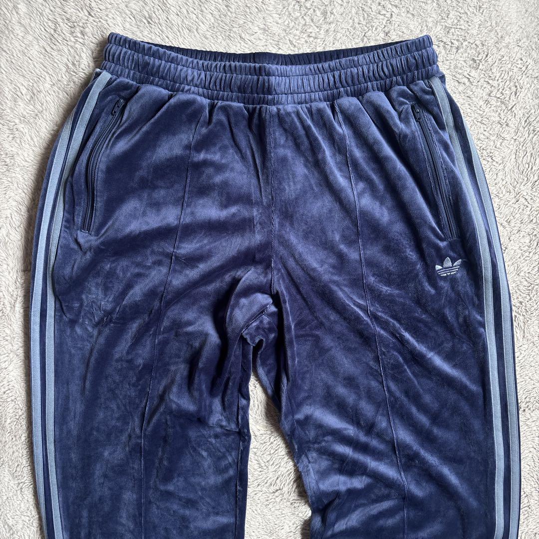 新品 アディダスオリジナルス ベッケンバウアー ベロア トラックパンツ XL