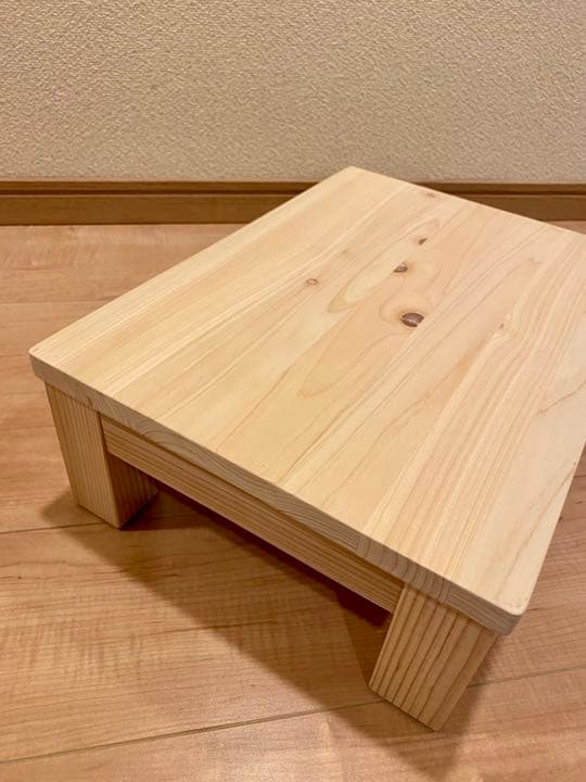桧 ひのきのミニテーブル　こども用　座卓　ローテーブル　木製　サイズオーダー
