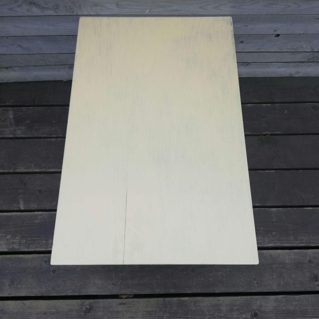 M♦希少ヴィンテージ　ハンドペイント　コーヒーテーブル　ローテーブル 勉強机