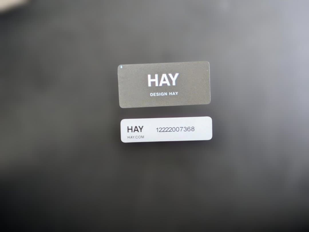 HAY SLIT TABLE ROUND スリットテーブル 黒 ローテーブル