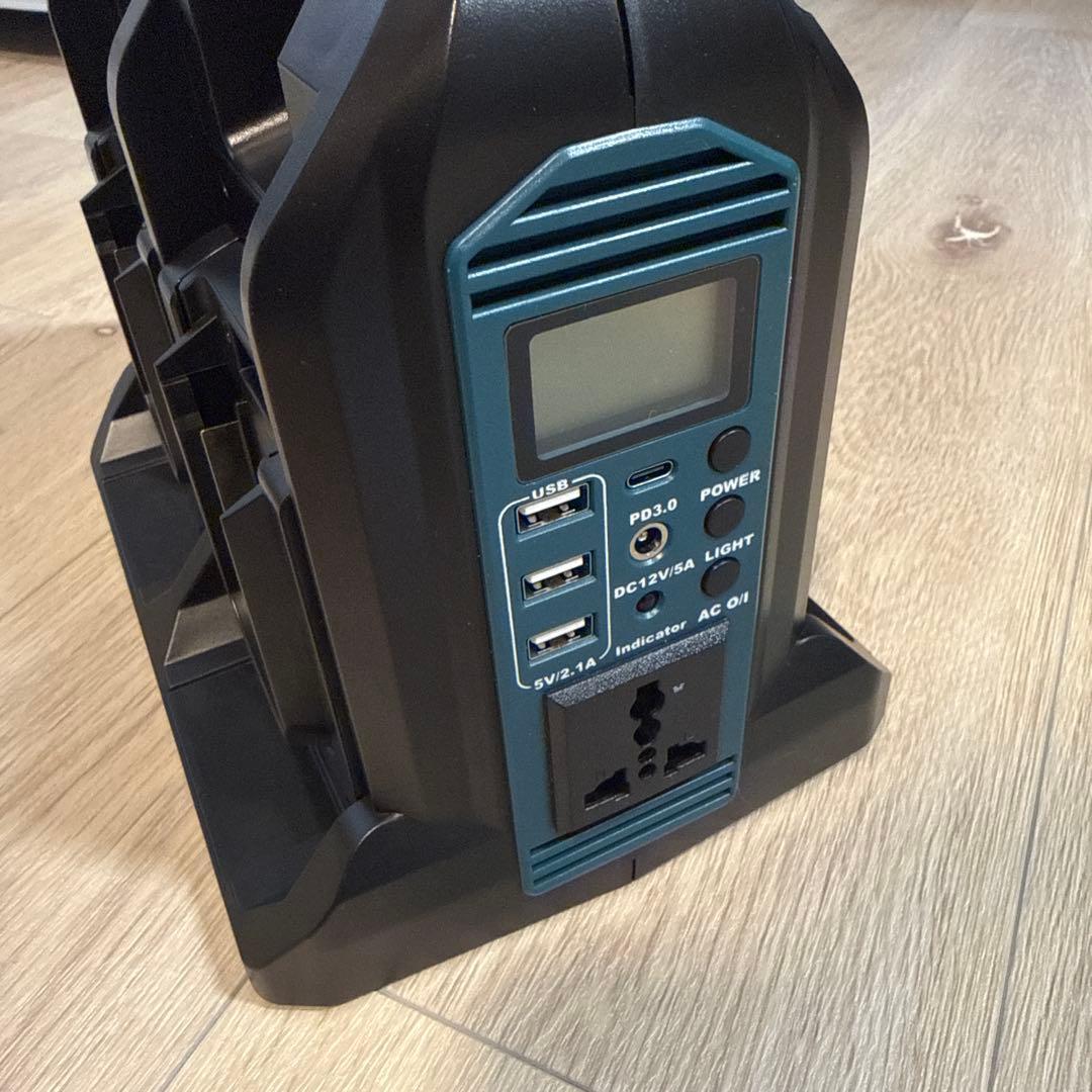 4口インバーター マキタ用　18V ポータブル電源　YX-IV06A-MAK