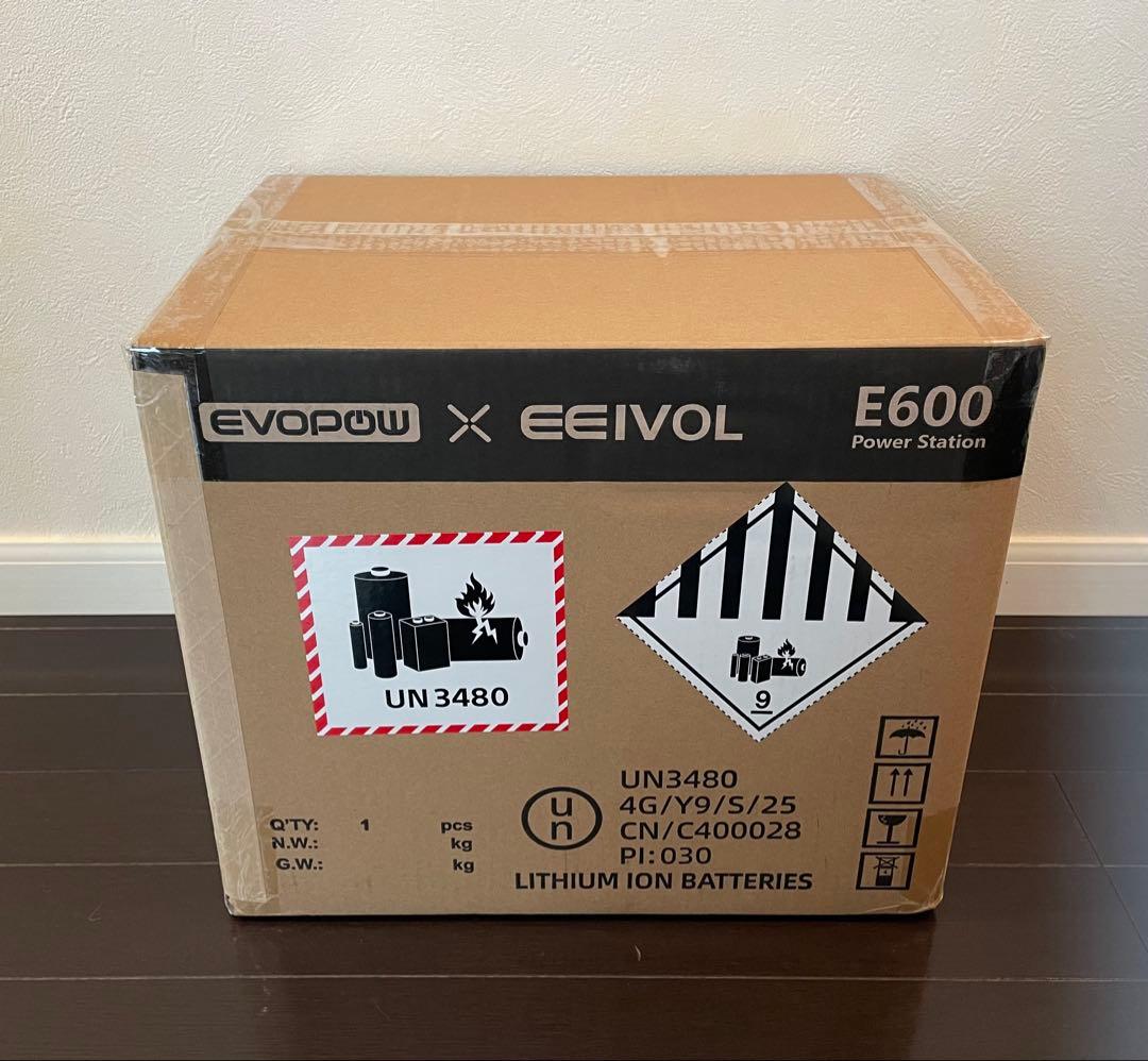 新品 収納バッグ付 Evopow ポータブル電源 リン酸鉄 大容量 515Wh