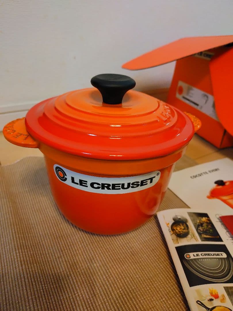 【新品未使用】　ル・クルーゼ ココットエブリィ　size18 オレンジ
