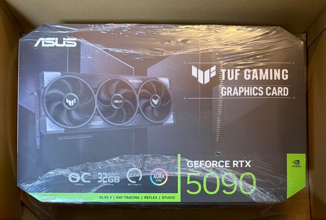 新品 ASUS RTX 5090 TUF-RTX5090-32G-GAMING
