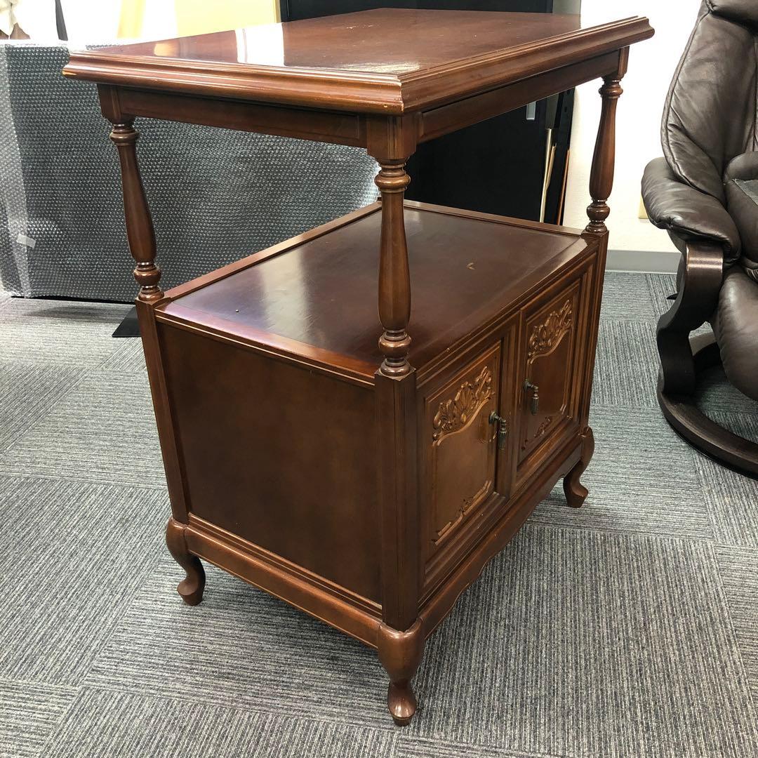 【SALE】クラシック 木製 サイドテーブル