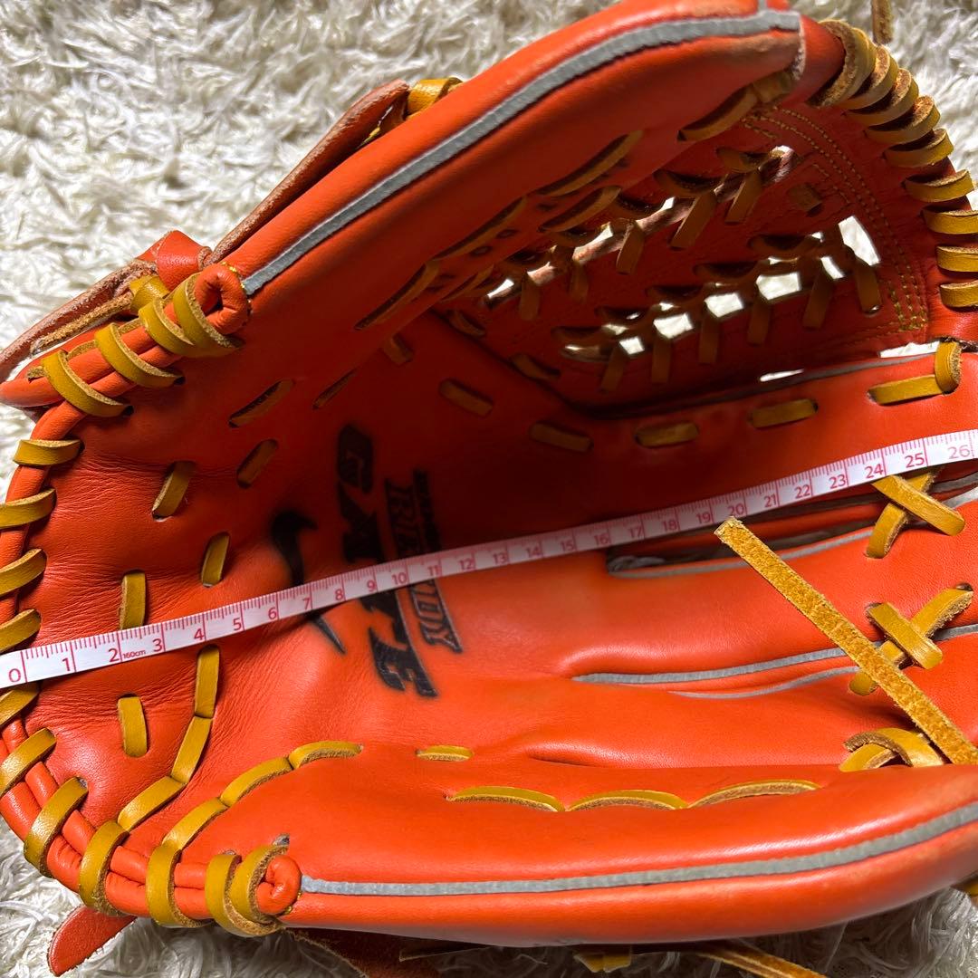 NIKE DIAMOND READY GATE 野球 グローブ 軟式 オレンジ